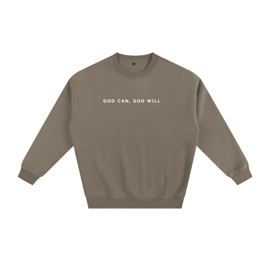 God Can, God will | Comfy Fleeced Sweatshirt