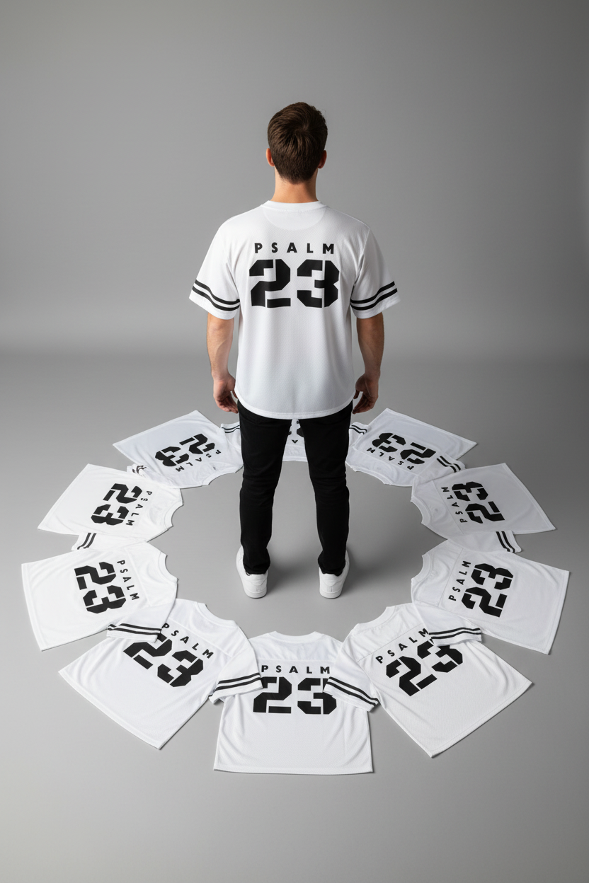Psalm 23 | Taped Mesh T-Shirt