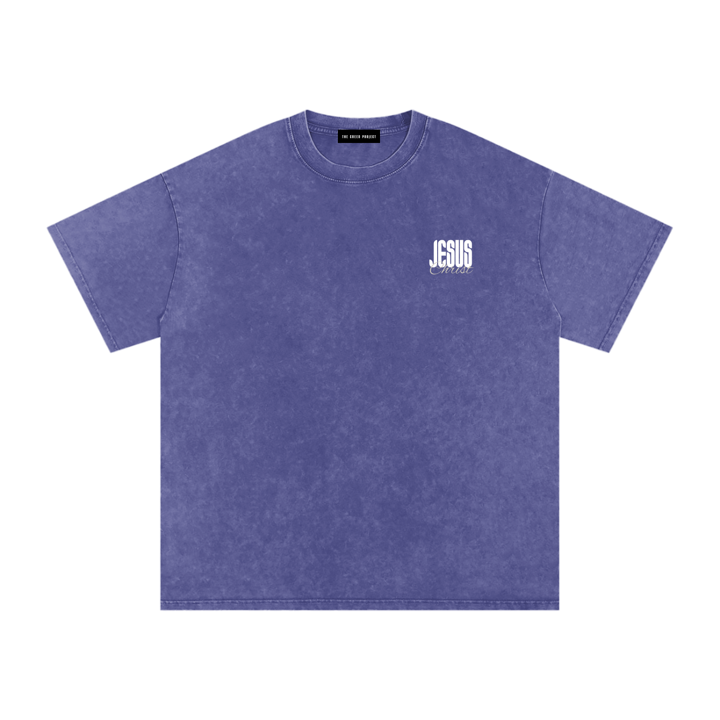Jesus Christ | Snow Washed Oversized Cotton T-Shirt