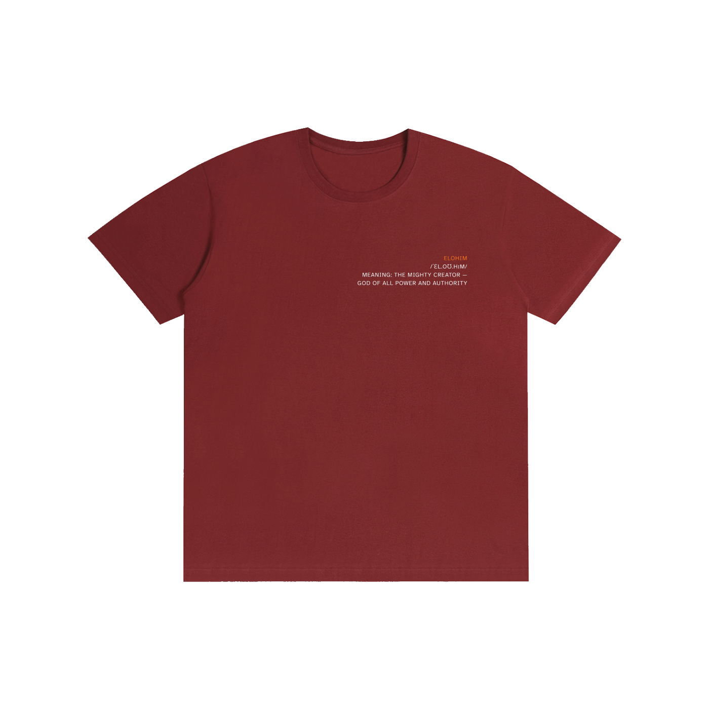 Elohim - Pure Cotton Tshirt