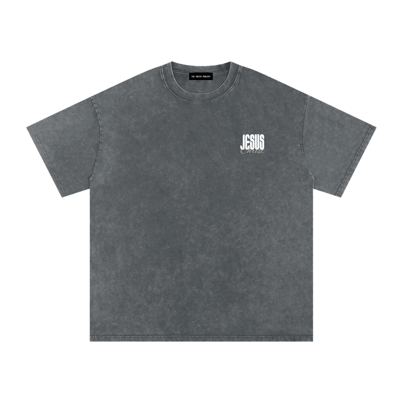 Jesus Christ | Snow Washed Oversized Cotton T-Shirt