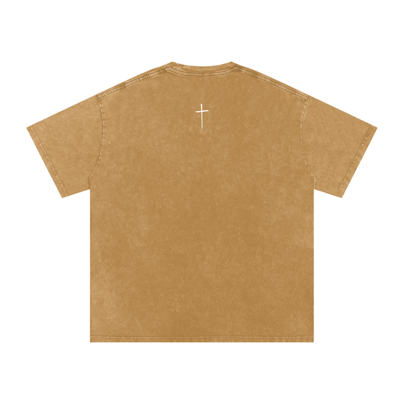 The Cross changed everything | Snow Washed Oversized Cotton T-Shirt