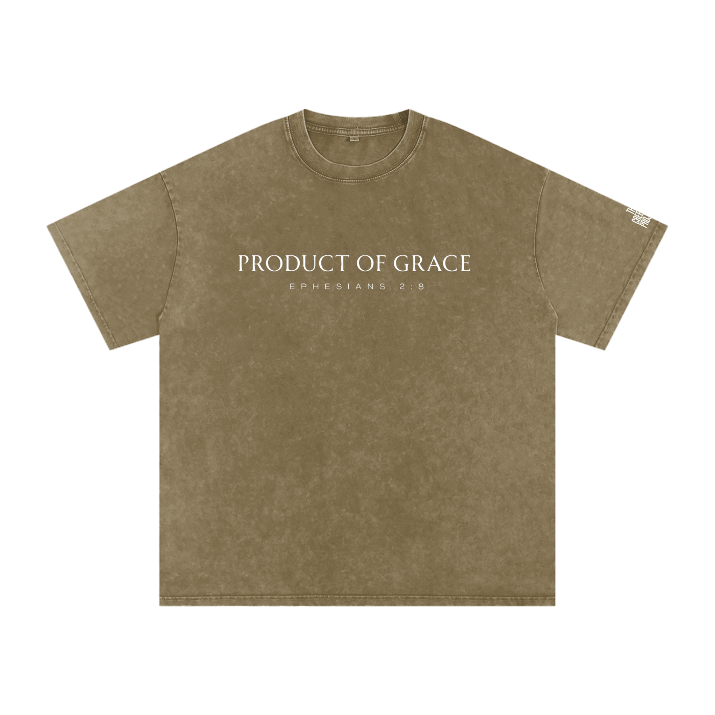 Product of Grace | Snow Washed Oversized Cotton T-Shirt