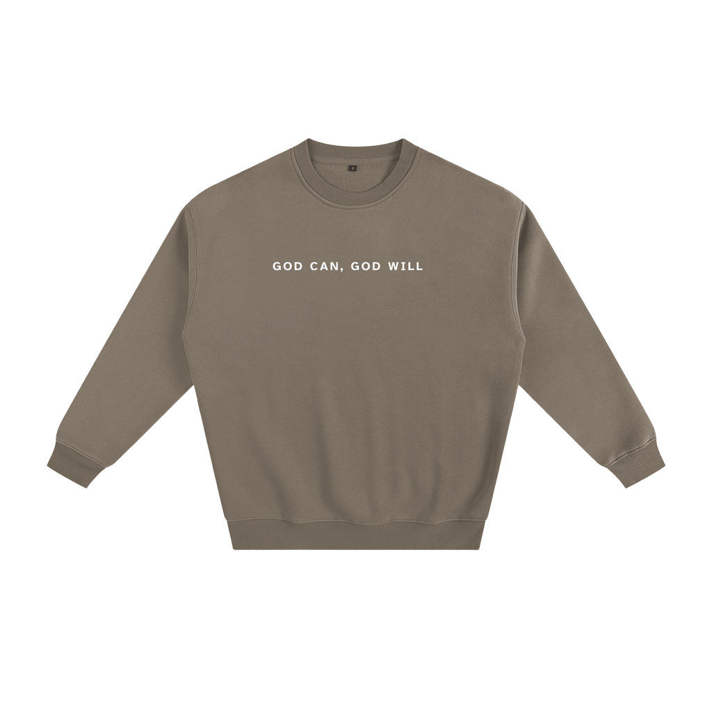 God Can, God will | Comfy Fleeced Sweatshirt