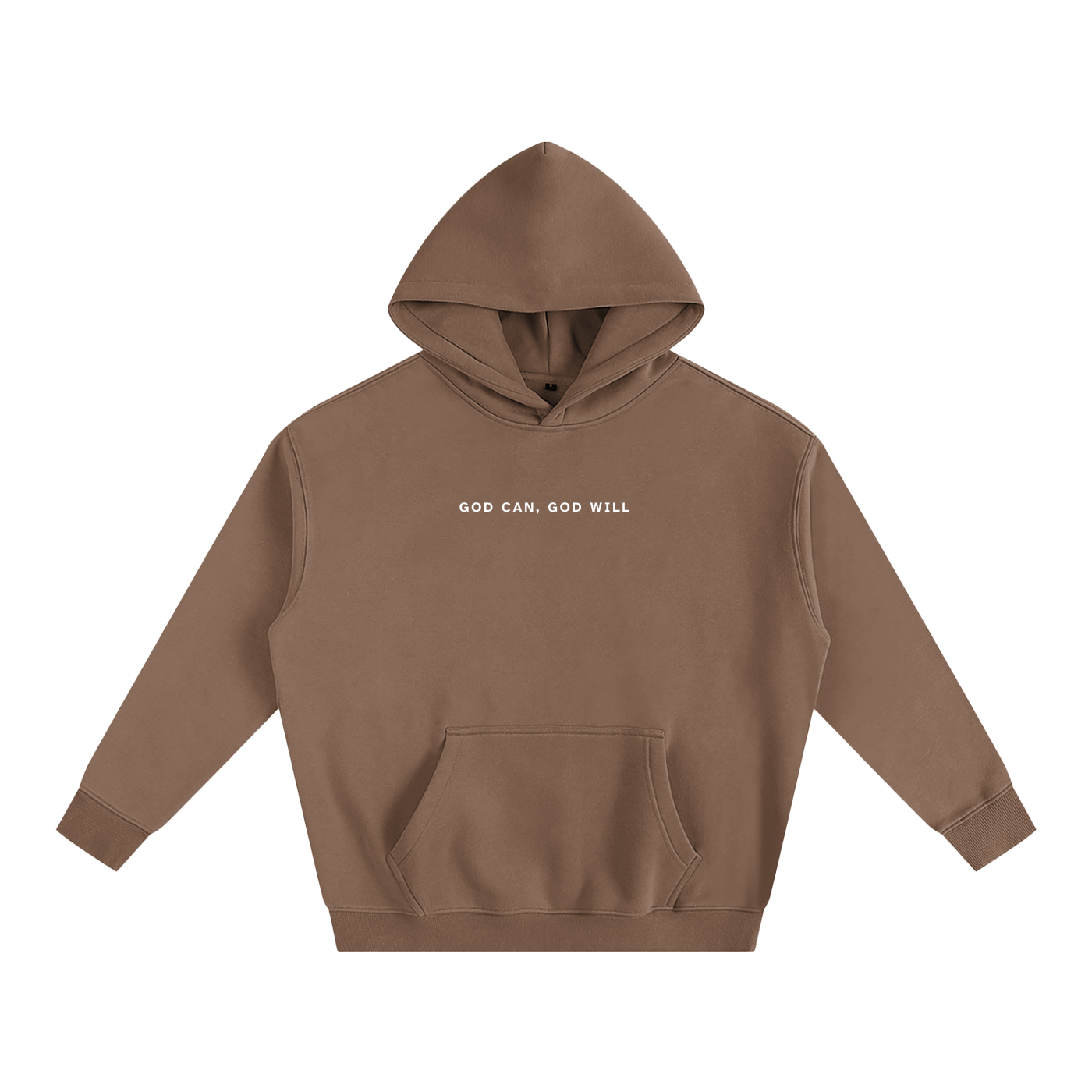 God can, God will | Oversize Fleeced Hoodie