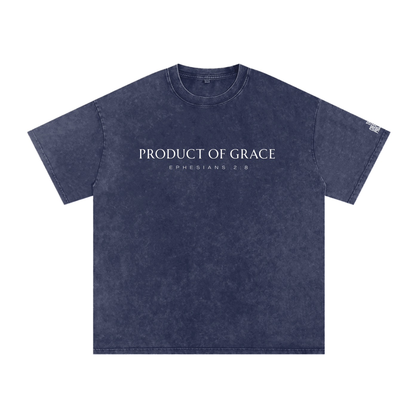 Product of Grace | Snow Washed Oversized Cotton T-Shirt