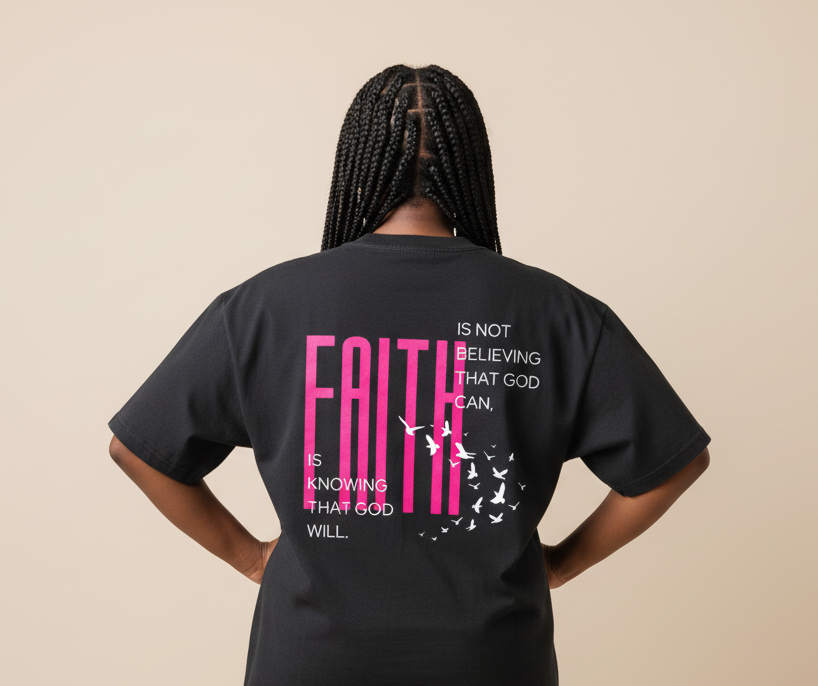 Faith | Vintage Wash Drop Shoulder T-shirt