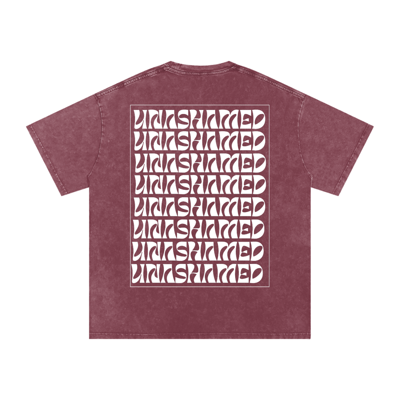 Unashamed | Snow Washed Oversized Cotton T-Shirt