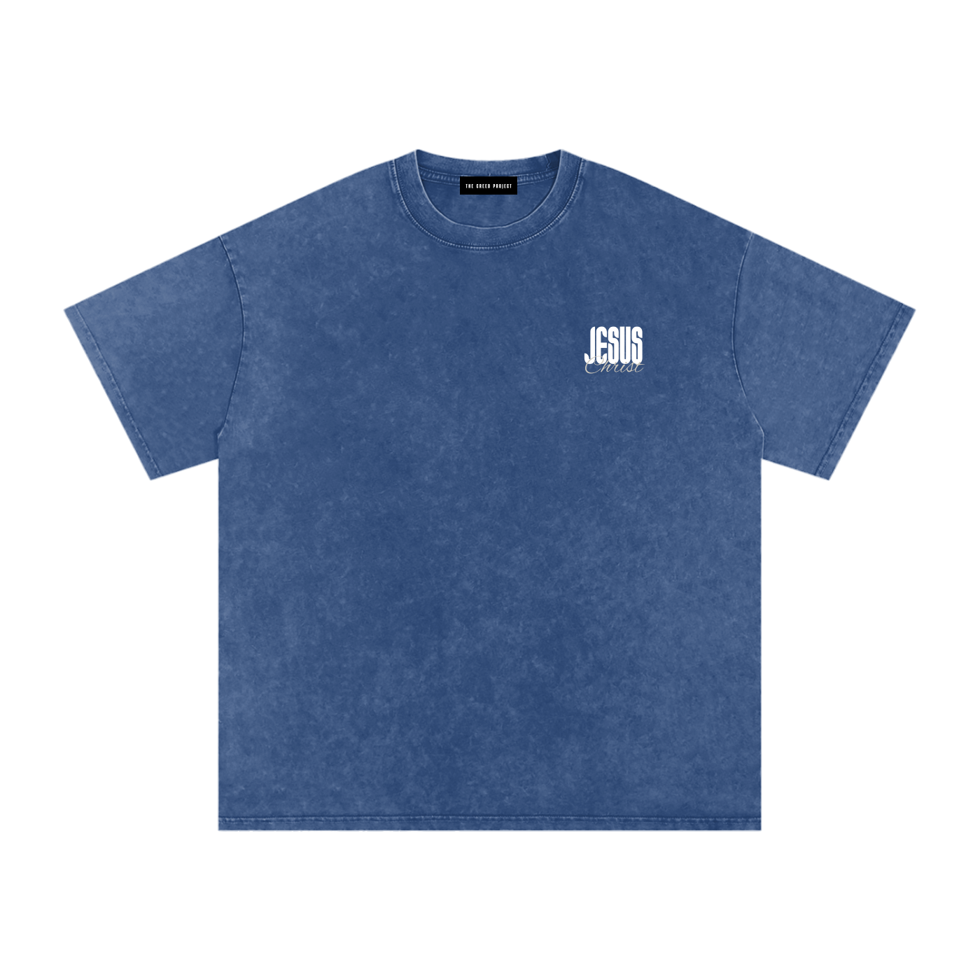 Jesus Christ | Snow Washed Oversized Cotton T-Shirt