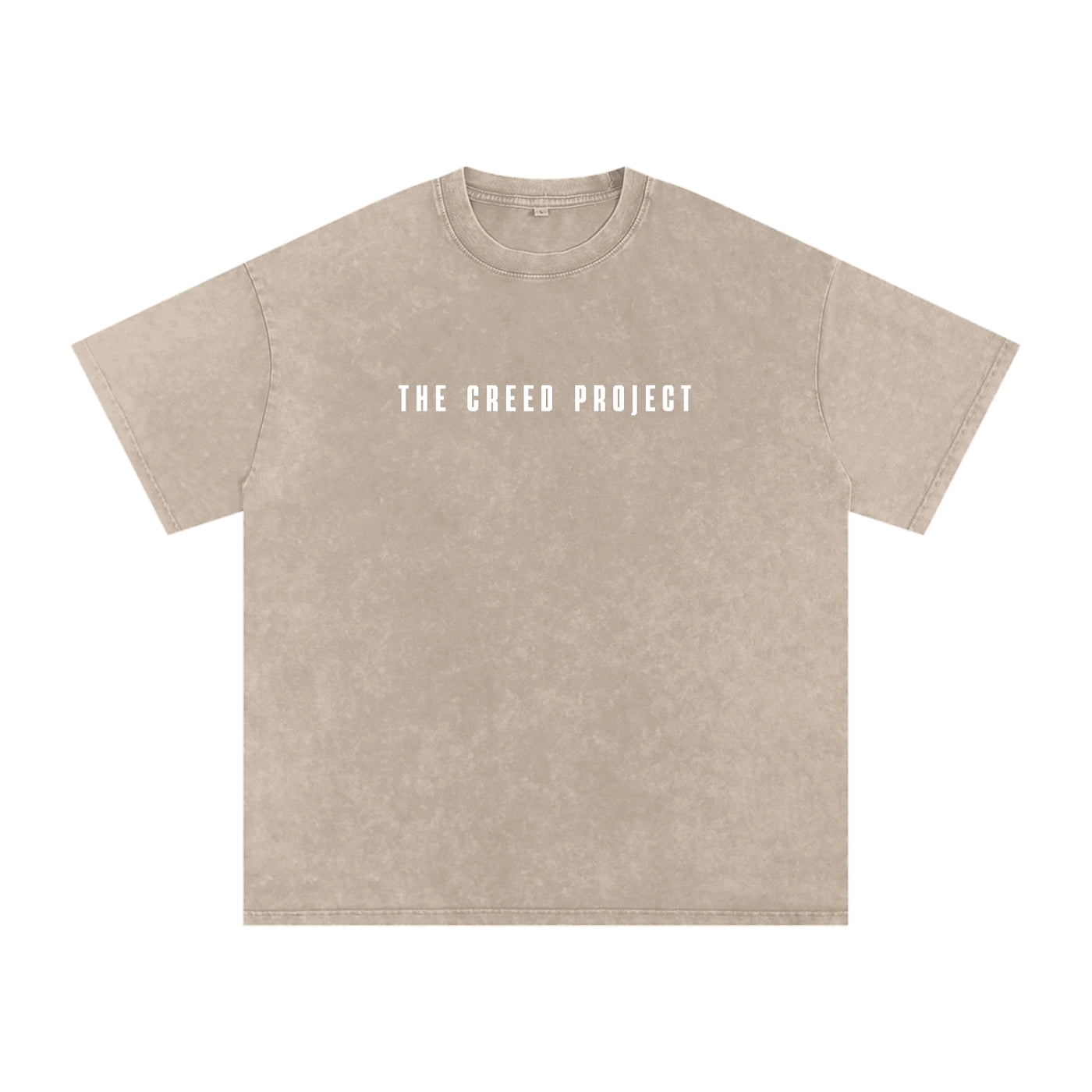 Unashamed | Snow Washed Oversized Cotton T-Shirt