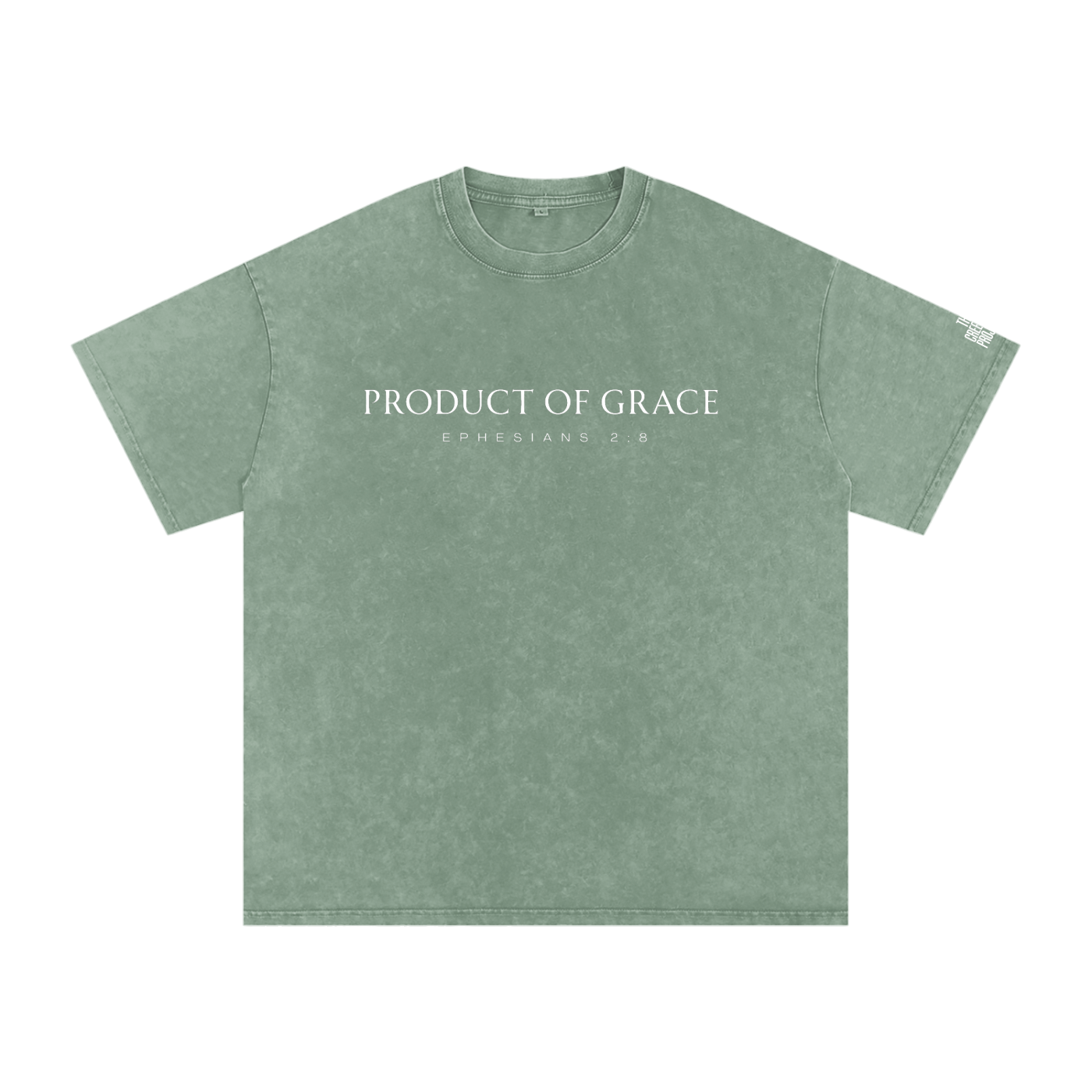 Product of Grace | Snow Washed Oversized Cotton T-Shirt