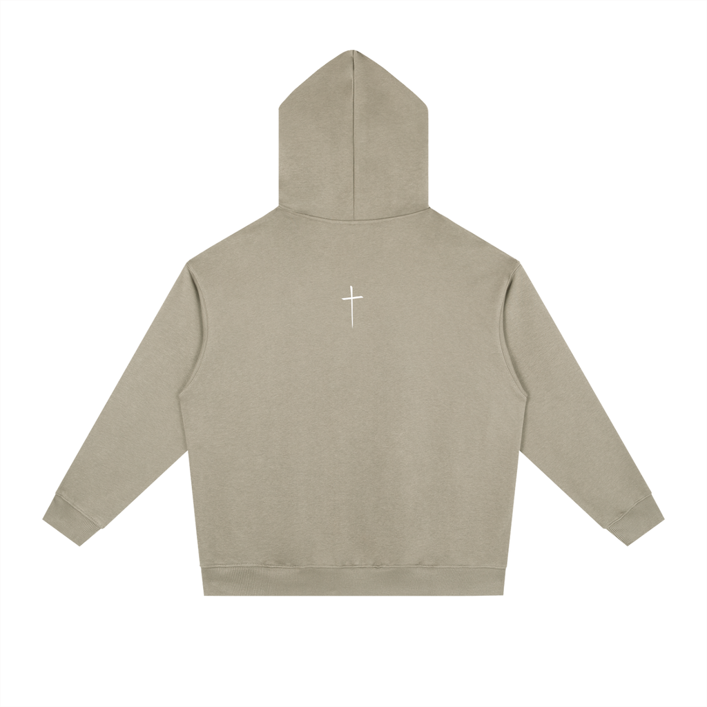 The Cross changed everything | Essential Heavyweight Drop-Shoulder Hoodie