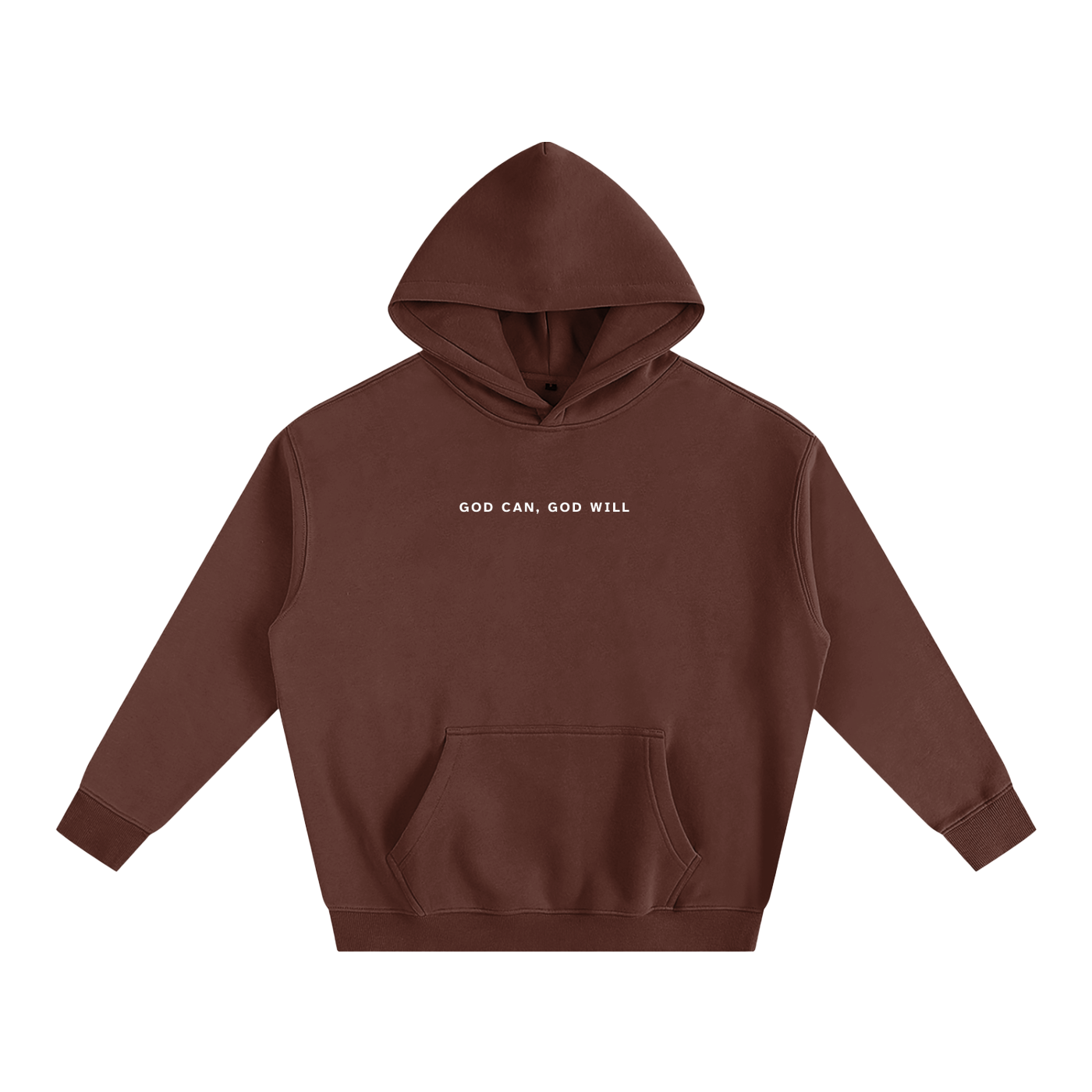 God can, God will | Oversize Fleeced Hoodie