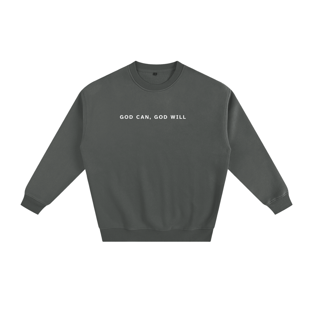 God Can, God will | Comfy Fleeced Sweatshirt