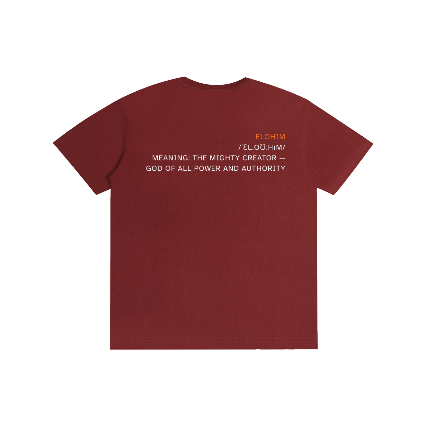 Elohim - Pure Cotton Tshirt