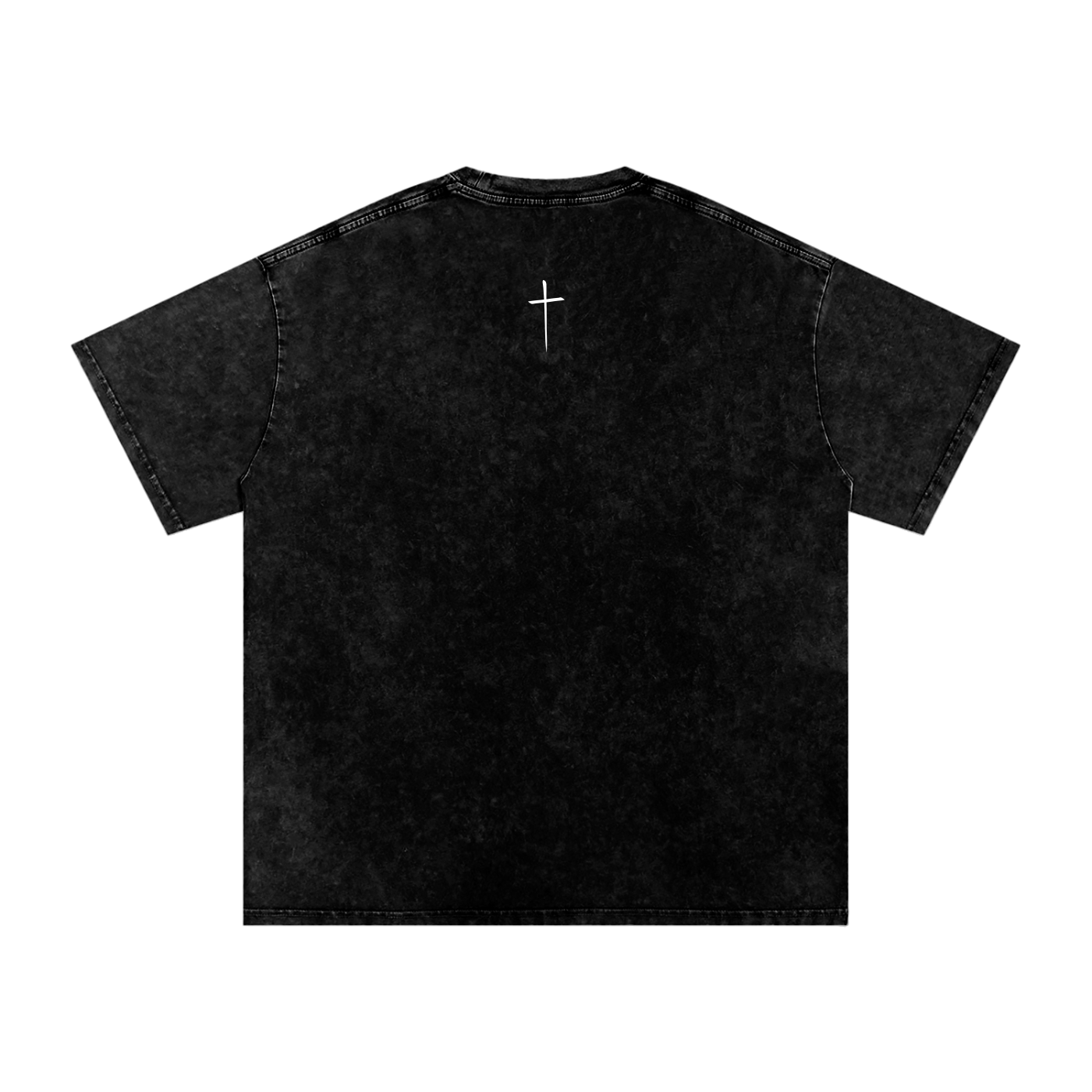 The Cross changed everything | Snow Washed Oversized Cotton T-Shirt