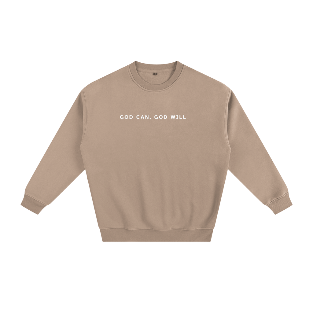 God Can, God will | Comfy Fleeced Sweatshirt