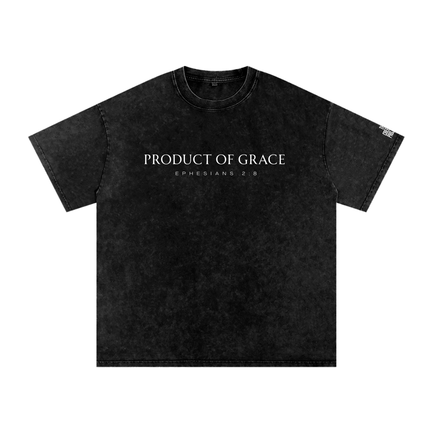 Product of Grace | Snow Washed Oversized Cotton T-Shirt