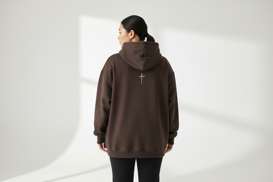 The Cross changed everything | Essential Heavyweight Drop-Shoulder Hoodie